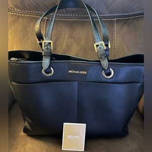 Michael Kors Black Pocket Tote Bag